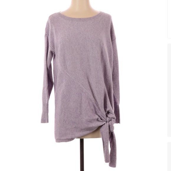 J.Crew Size XXS Pullover Sweater WOOL blend lavender purple extra small tunic - Picture 1 of 2